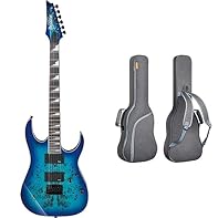 The GIO, GRG Range. A 6 String Electric Guitar from the world leading Ibanez guitar brand / Ibanez renowned quality, playability and craftsmanship whatever your level or style of guitar playing. Great for beginners: This stylish and affordable electr...