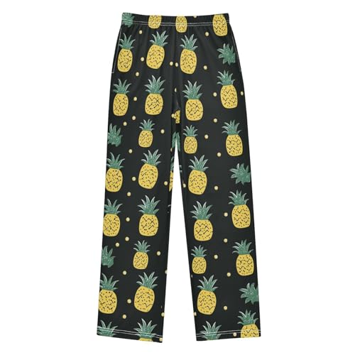 Pajama Bottoms, Pajamas Long Pant Pineapple Tropical Lounge Wear