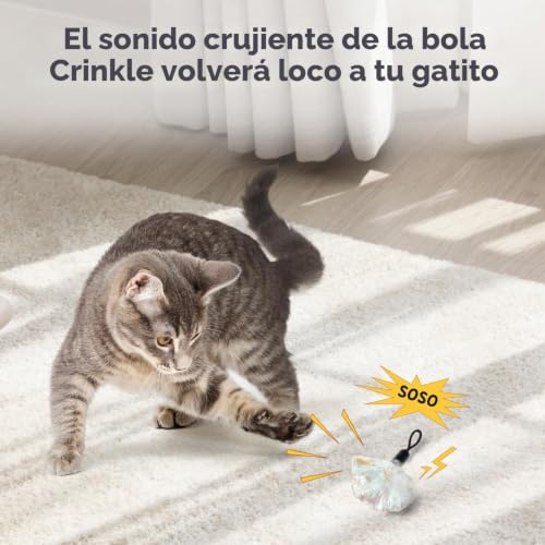Miniatura 3 de Goldensun Juguetes Interactivos 3 En 1 Gatos, 7 Recambios Y Accesorios Para Varitas