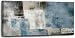 SDYA Blue Abstract Wall Art Decor Hand Painted Oil Painting on Canvas Framed 48 inches x 24 inches Large Colorful Modern Artwork Wall Art for Living Room Bedroom Office Hotel and Dining Room