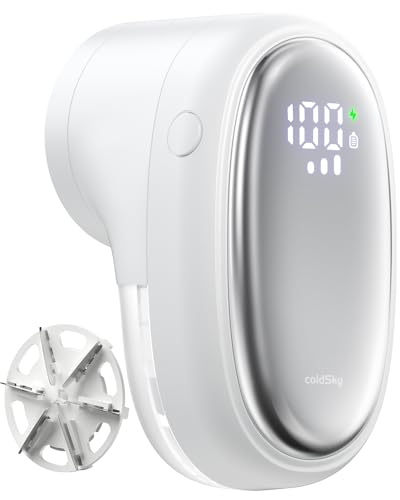 Coldsky YM02 Fabric Shaver 1200Mah 𝗥𝗲𝗰𝗵𝗮𝗿𝗴𝗲𝗮𝗯𝗹𝗲 Lint Remover Portable Sweater Shaver cover