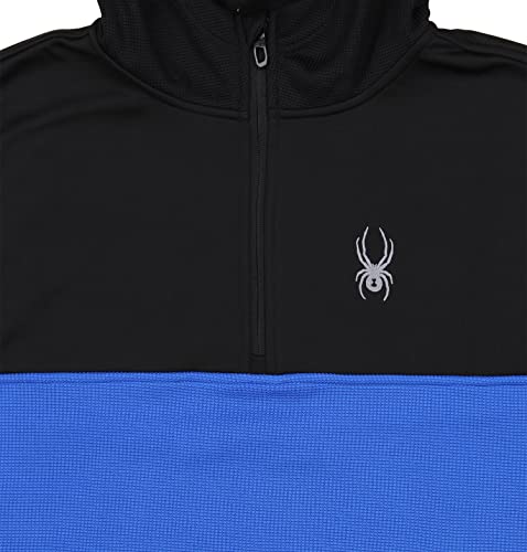 Spyder Men's Racer 1/4 Zip Pullover Hoodie, Old Glory Large4