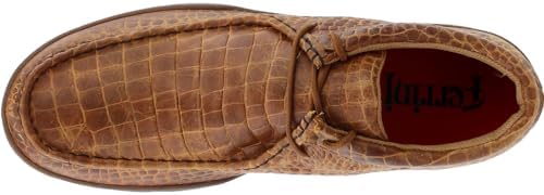Ferrini Italia Mens Honey Crocodile Printed Rogue Chukka Casual Boots Ankle - Brown - Size 12 D | Image 5
