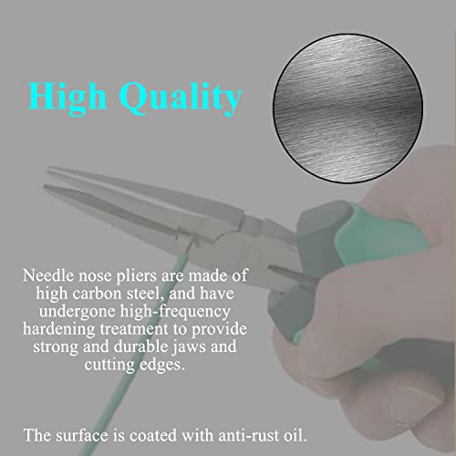 Didodi 8 Inch Long Needle Nose Pliers With Side Cutters, Precision Long Nose Pliers Wire Cutters, Spring Loaded Pliers, Used For Cutting Clamping Pinching Soldering Jewelry Diy #TOP2