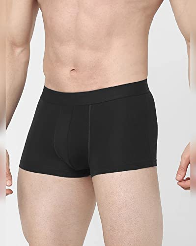 Image of dockstreet Ultra Soft, 100% Cotton Smooth Boxer Brief Comfortable Stretchable /Soft Fabric Brief Trunk Styled Underwear for Men