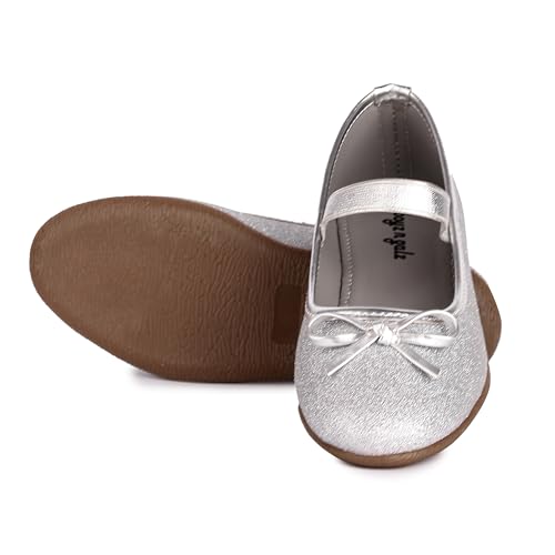 Image of Girl's Stylish Ballerinas, White, 24