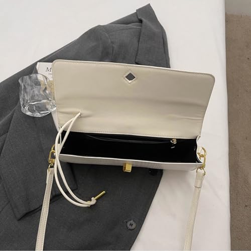 Image of Women Vegan Leather Evening Handbag Crocodile Pattern Handle Clutch Purse Cross Body Envelope Bag