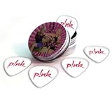 P!nk Set of 5 Logo Gitarrenpicks Plektren in Tin