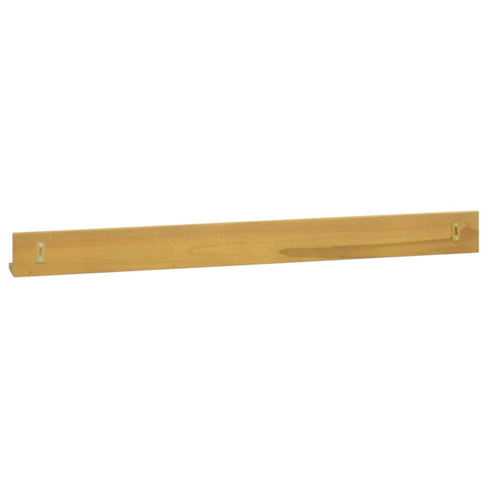 ZHOUMIN Mensole da Parete 2 pz 110x10x10 cm in Legno Massello di Teak,Mensola da Parete,Mensole da Muro,Mensole da Muro Design Moderne