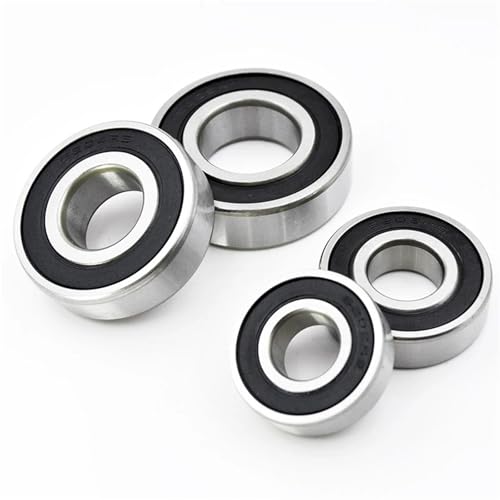 Roulements à billes 6205RS en acier chromé étanche, lot de 10 pièces