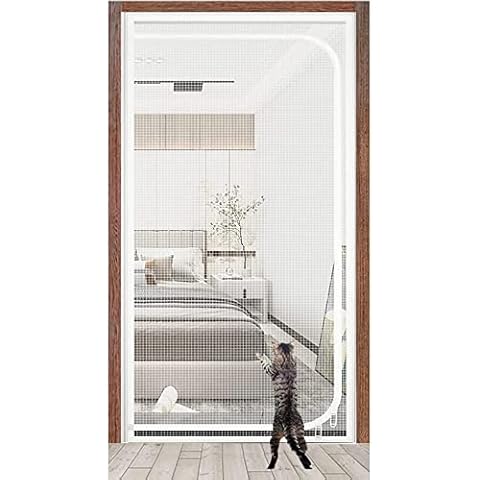 AMMFIT Anti-Mosquito Zip Fly Screen Door Cover