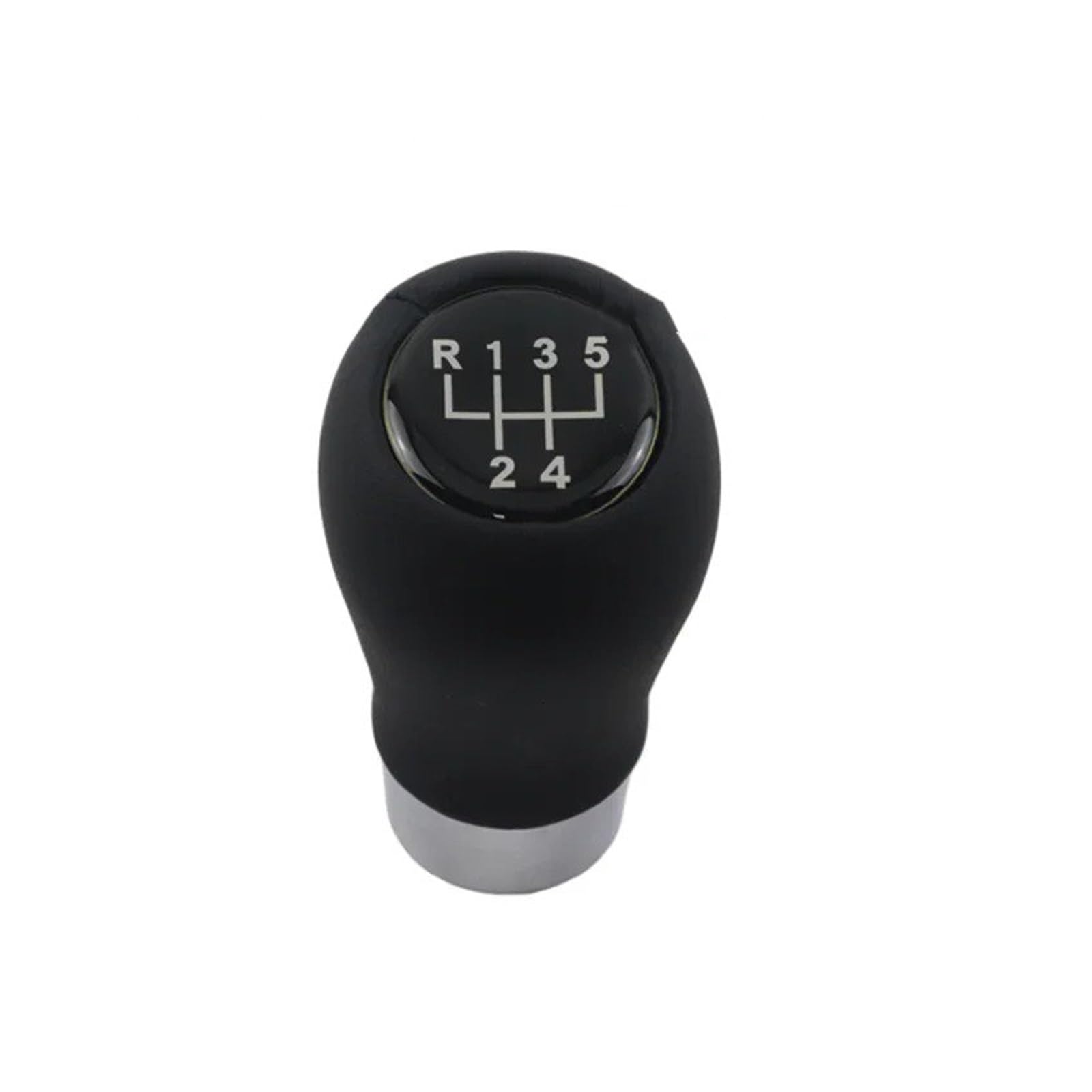 VAVGKDKPZB Shifter Lever Handle for BMW Z4 E85 E86 Gear Shift Knob 5 6 Speed Knobs Shifter Head Lever(Black 5-Speed)