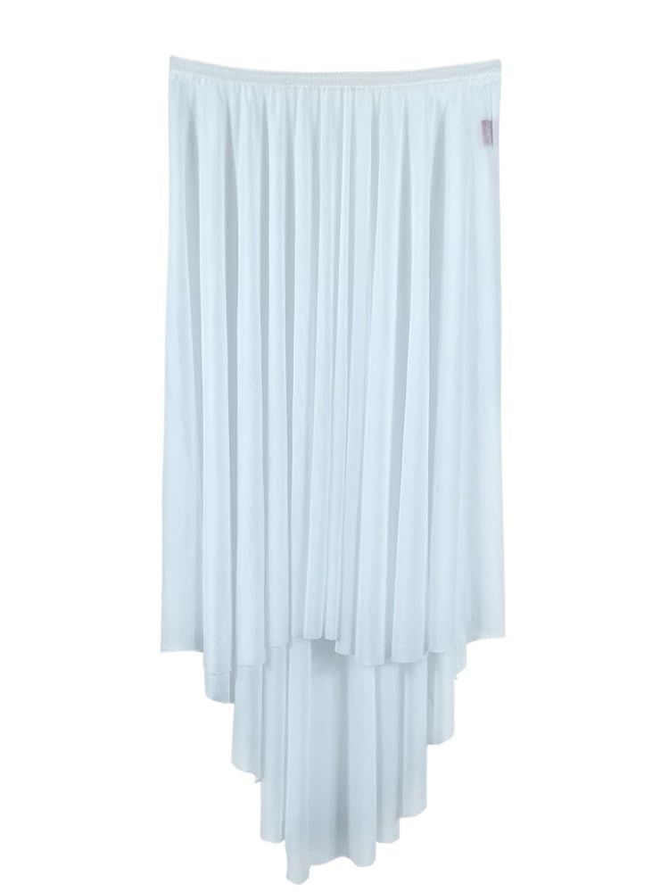 Faldas de Baile de Gasa, Mujer Poliéster Gasa Malla Envoltura Ballet Danza Falda Tirar Multicolor(Light Blue)