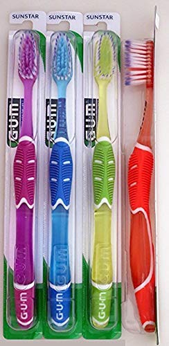 GUM 524 Technique Deep Clean Toothbrush - Full Soft Head (3 Pack)