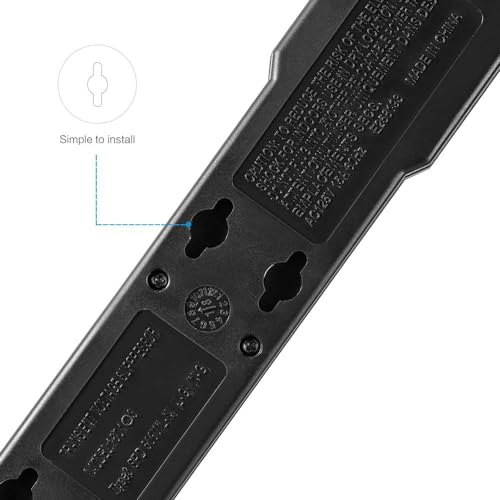 Kmc 1606-1404BB 6-Outlet Surge Protector Power Strip 2-Pack thumb #4