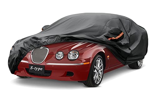 Kayme Autoabdeckung Wasserdicht Atmungsaktiv Passend für 1998-2007 Jaguar