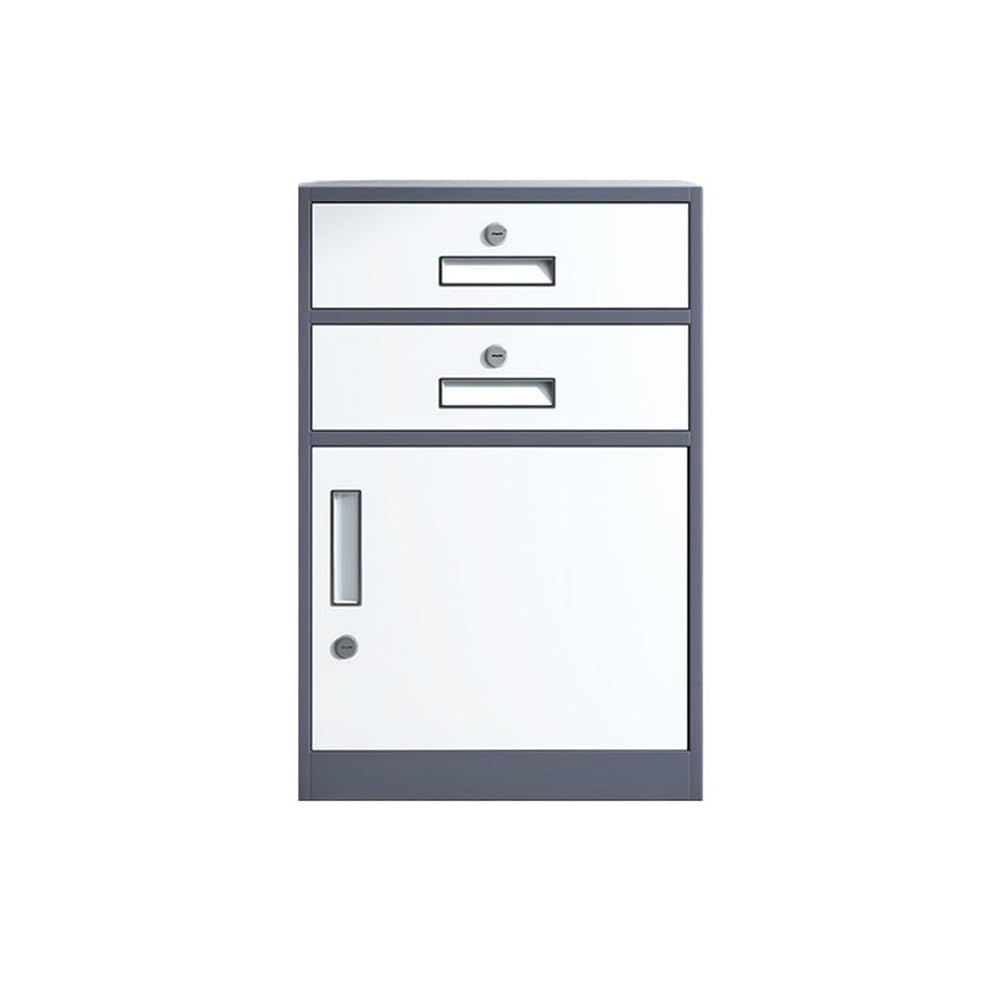 Aioneer Gris File Cabinet 3 Layer Large Capacity File Cabinet Office File Data Organizing Cabinet Balcony Storage Storage Cabinets S Filing Cabinet