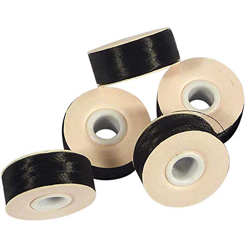 Hilo para bobinas Superpunch 60S/2 poliéster negro 144 pzas miniatura 2