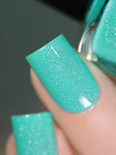 Image of ILNP Riding Waves - Vivid Mint Holographic Nail Polish