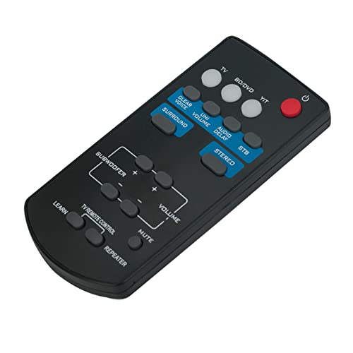VINABTY FSR60 WY57800 Replacement Remote Compatible with Yamaha Sound Bar YAS-101 YAS-101Bl ATS-1010 YAS101 YAS101Bl ATS1010 - Image 2
