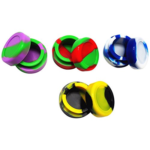 Gentcy Silicone 5Ml Lots Silicone Container Box 18 Colors 500Pcs #TOP3