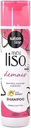 Salon Line, Shampoo, Meu Liso, Demais, Vegano - Cabelos Lisos, 300 ml