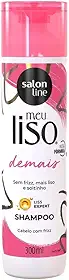 Salon Line, Shampoo, Meu Liso, Demais, Vegano - Cabelos Lisos, 300 ml