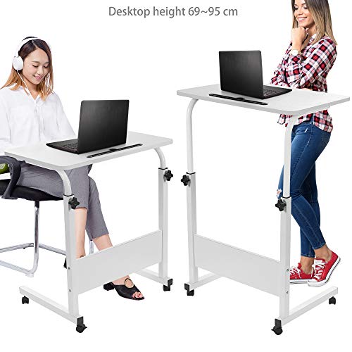 GRANDMA SHARK 60 × 40 cm laptoptafel voor bank of bed, laptopbureau, in hoogte verstelbaar computerbureau, draagbare… - Image 5