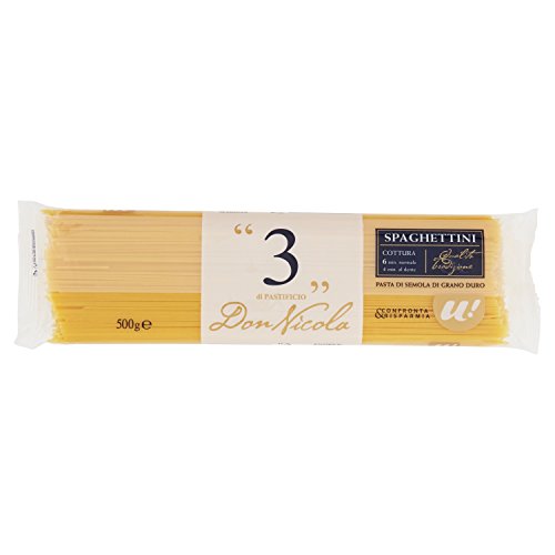 Pasta di semola di grano duro U! Confronta & Risparmia Spaghettini N.3, 500g