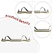 kowaku Pilates Airplane Exercise Board, Pilates Correction Plate, Support Wood Base Professional Practical Home Gym Airplane Board