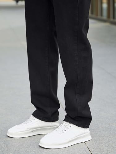 Image of KOTTY Men's Straight Fit Jeans - Premium Stretch Denim for Comfort, Style, and Casual Versatile Wear
