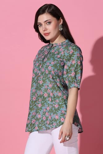 Image of Fashion Dream Women's Cotton Regular Fit Shirt|Formal |Party Western Stylish|Casual |Fancy |Printed Shirts