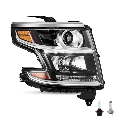 SOCKIR Headlight Assembly [Halogen Type] W/Bulbs Fit For 2018-2020 Ford F150 OE