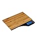 UPKOCH Balance de Cuisine numérique en Bois de Bambou Balance électronique avec écran LCD pour la Nourriture café thé Feuille Bijoux 5 kg