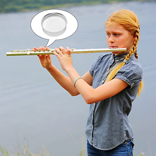 50 Stück Silikon-Flötenstecker, 8 mm, Universalflöte, offenes Loch, weiche Schlüsselabdeckung für Flötenreparaturteile, Zubehör, Weiß