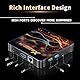 Android 14.0 TV Box, Android Box 2GB RAM 16GB ROM RK3518 Quad-Core 64bit Cortex-A53, TV Box Support 2.4/5.0GHz mit 4K UHD und 100M Ethernet USB 3.0/2.0 Smart Box