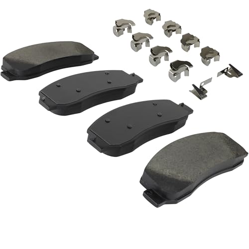 Image of QUALITY-BUILT Front Semi-Metallic Brake Pads, Premium 1001-1333M, Compatible with 2010-2012 Ford (F-250 Super Duty,F-350 Super Duty)