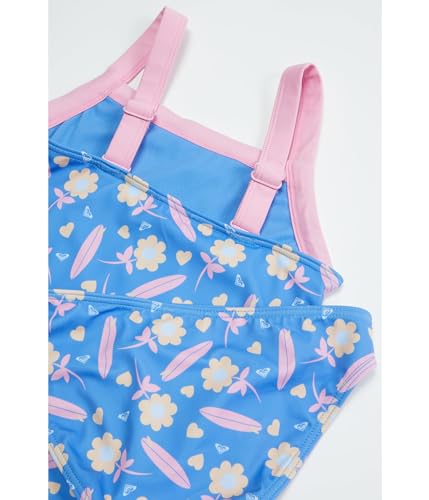 Conjunto de traje de baño tankini para niña Roxy Lorem de dos piezas multicolor 2