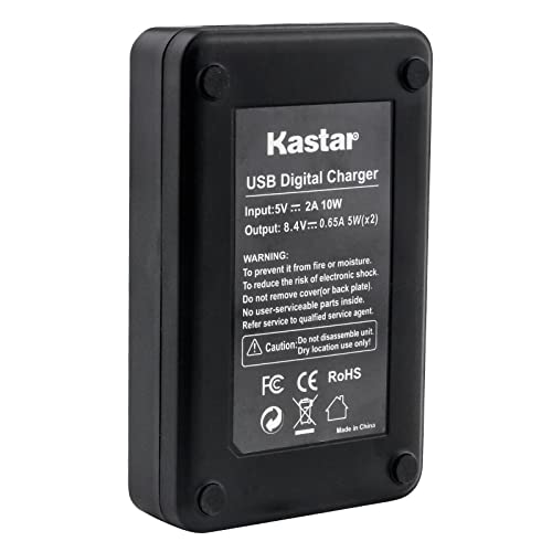 Image of Kastar 4-Pack NP-F570 Battery and LED2 USB Charger Compatible with Feelworld A737 FW278S FW279 FW279S FW450 FW568 FW703 FW759 FW760 FW1018V1 FW1018SPV1 Digital On-Camera Field Monitor