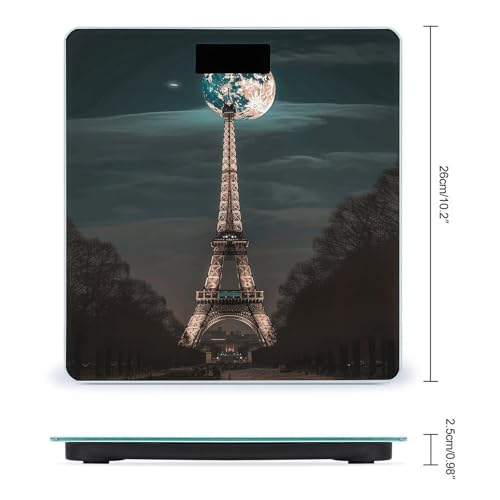Báscula Digital de Baño Full Moon Paris Torre Eiffel miniatura 2