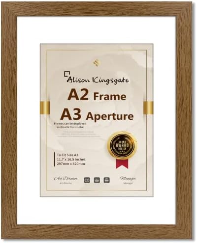 Modern Black 12x10 Photo Frame With Mount Photo Frame for Image Size 10 x 8 Inches, With Clear Perspex Sheet, to Hang Portrait or Landscape (12x10 For 10x8 Image Size, Black)
