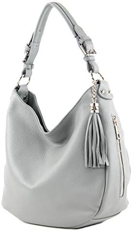 Modamoda Schultertasche Aus Leder - Elegante Ledertasche Groß T105