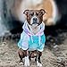 Spark Paws Dog Hoodie – Premium Dog Sweater for Small, Medium, and Large Dogs | Warm Outfits for French Bulldogs, Pitbull, Puppy, Winter Jacket Alternative - 90s Retro Sky Dye - 3XL
