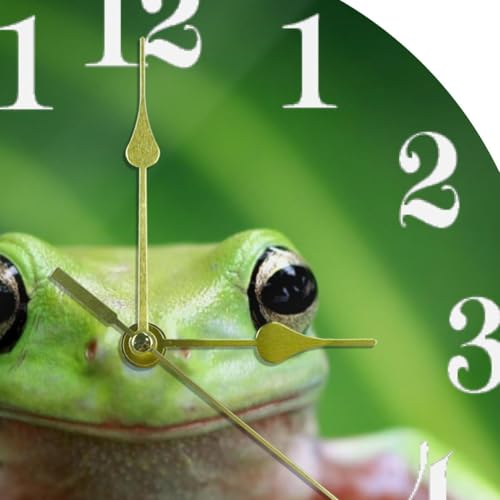 Horloge murale ronde silencieuse à quartz Dumpy sans tic-tac à piles