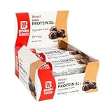 BW Born Winner BornWinner Boost - Barritas altas de proteínas, Trufa de chocolate, 31 % de contenido de proteínas, sin gluten, 17 g de proteína por barra, 12 x 55 g