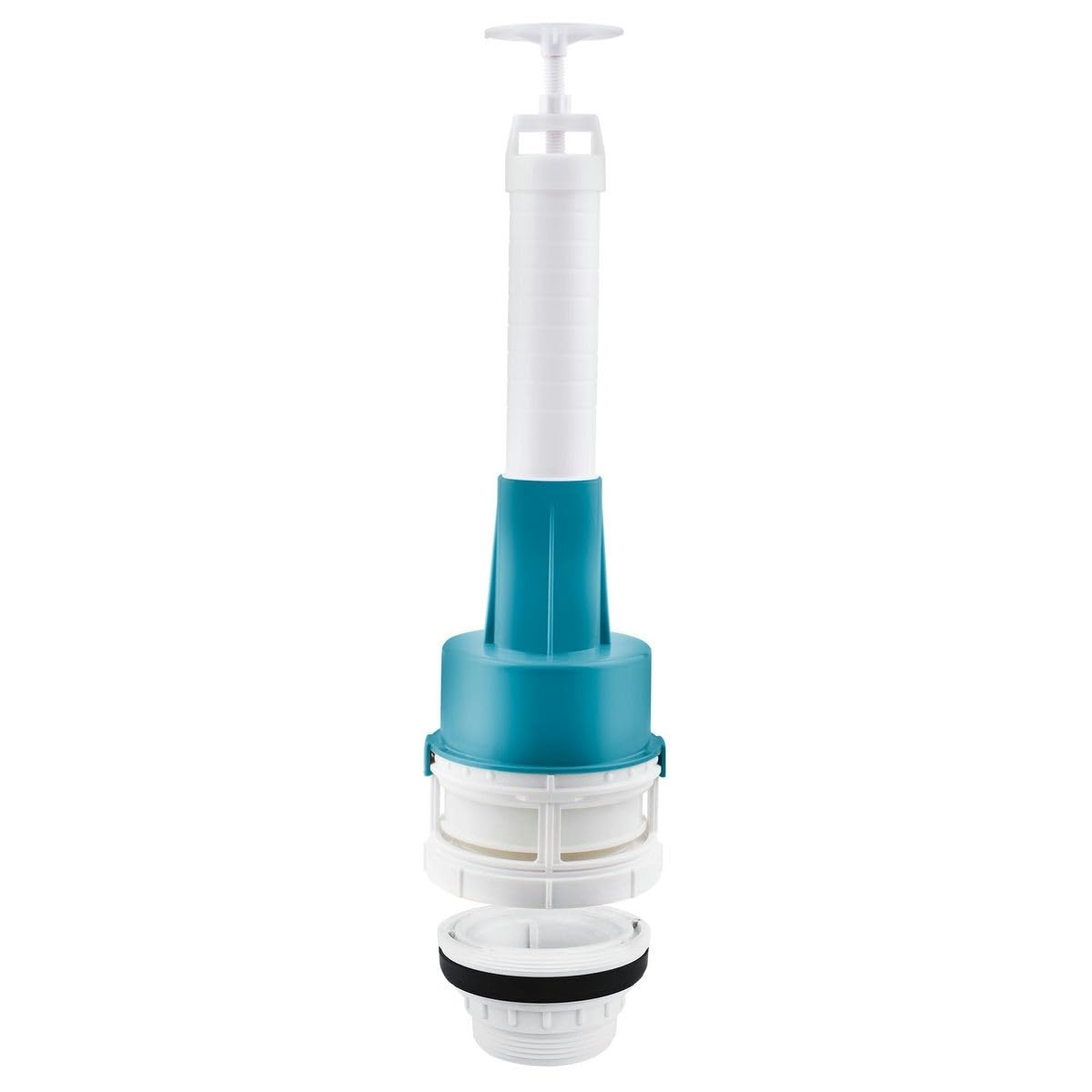 Descarga Universal color blanco, base roscada desmontable
