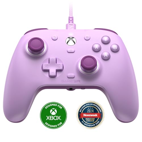 GameSir G7 SE Wired Controller for Xbox Series X|S, Xbox One & Windows 10/11, Plug and Play Gaming Gamepad with Hall Effect Joysticks/Hall Trigger, 3.5 mm Audio Jack （Purple）