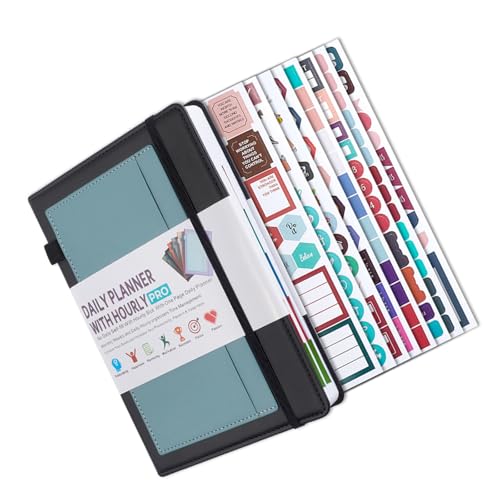 2025 プランナーアジェンダブックスケジュールノート毎日/週間/月間プランナー学校事務用品ジャーナリングノートブック