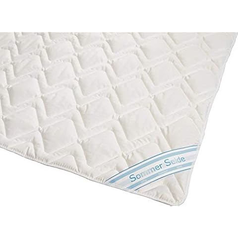 Wildseide Sommer Bettdecke Steppdecke Silk-Wash Füllung 60% Seide 40% Baumwolle GOA Bezug 100% Baumwolle Cover