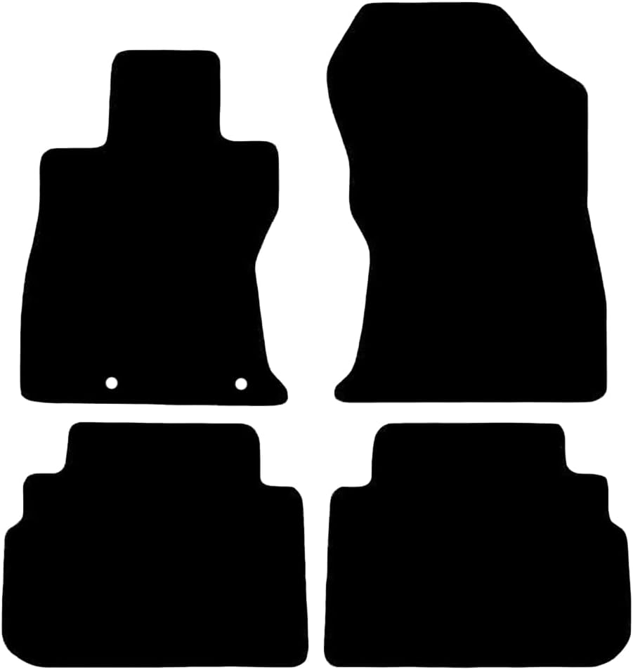 Auto Mat Store Custom-Fit Carpet Floor Mats for 2019-2024 Subaru Forester 4-Piece Black